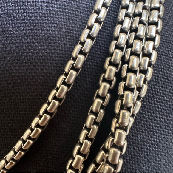 David Yurman Sterling Silver 72” 3.6mm Box Chain - Picture 4 of 5
